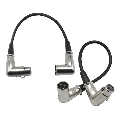 2x Câble Audio XLR 3 Broches ,Male to Female XLR Mic /Balanced Microphone/Mic Patch Cable