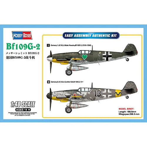 Hobby Boss Maquette Avion Bf 109g-2