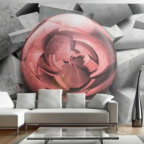 Paris Prix Papier Peint Rose de Pierre 175 x 250 cm