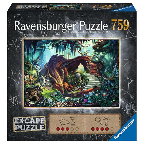 Ravensburger 759 pcs Escape puzzle - dans la grotte du dragon