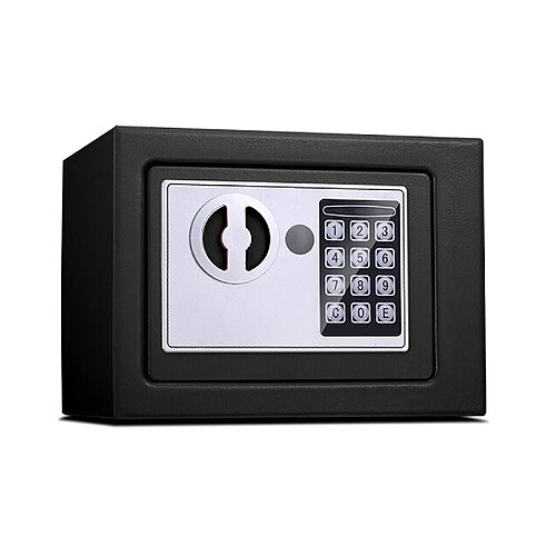 Wewoo Coffre-fort 17E Home Mini serrure de sécurité électronique armoire murale de sans fonction monnayeur noir d'obsidienne