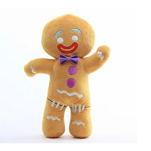 Universal Shrek Adventure Gingerbread Man, peluche grise, poupée douce (marron)