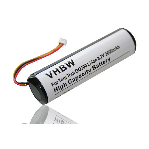 vhbw batterie remplacement pour VF5 pour système de navigation GPS (2600mAh, 3,7V, Li-ion)