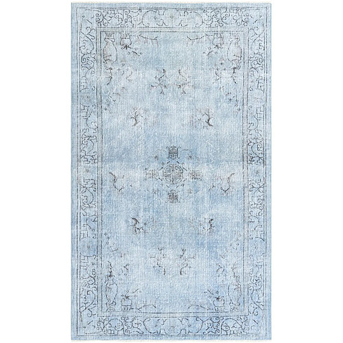 Vidal Tapis de laine 272x160 Bleu Ultra Vintage