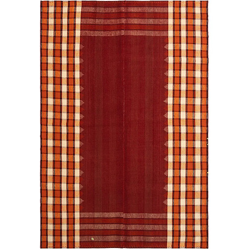 Vidal Tapis de laine 237x167 rouge Jajim