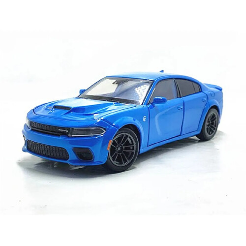 Universal 1: 32 Dodge Challenger SRT Hellcat Sport Alliage Modèle Véhicule Moulé Sous Pression Modèle de Voiture Jouet Simulation Jouet pour Enfants Cadeau Collection | Voiture Jouet Moulé Sous Pression (Bleu)