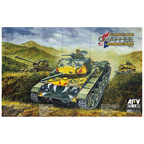 Afv Club Maquette char 1/35 : Char léger US M24 """"Chaffee""""