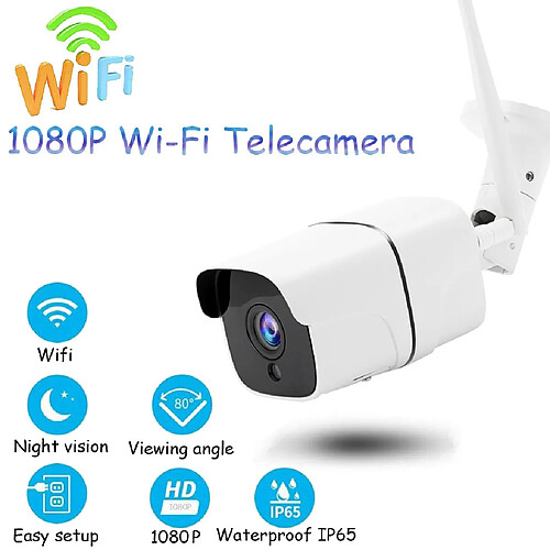 Sans fil HD 1080P extérieur WIFI IP étanche caméra de sécurité IR Night Vision EU @sunshine