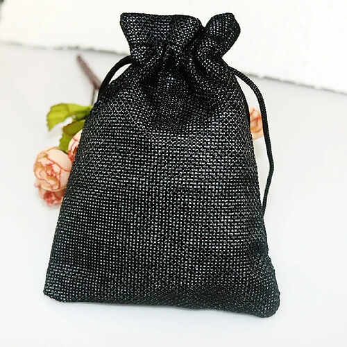 Wewoo Sacs en lin jute - Multi tailles Noir