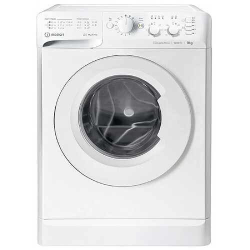 Lave-linge hublot 9kg 1200 tours/min blanc - MTWC91284WEU - INDESIT