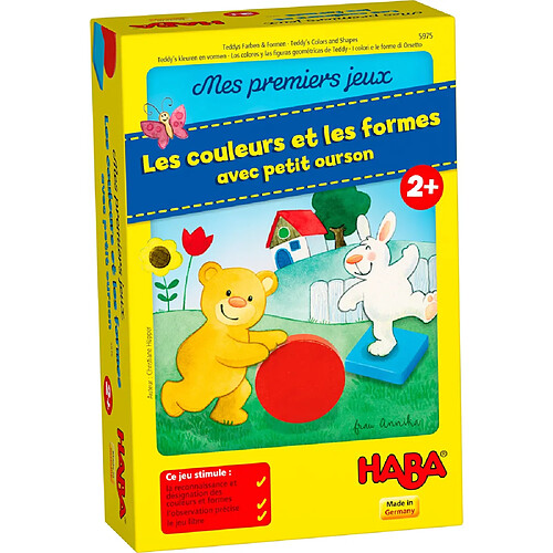 Mes premiers jeux - Les couleurs et les formes avec petit ourson - Haba