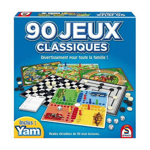 Schmidt Spiele SCHMIDT Coffret de 90 Jeux Classiques