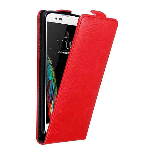 Cadorabo Coque LG K10 2016 Etui en Rouge