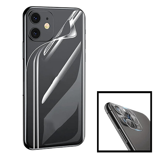 PHONECARE Kit Film Hydrogel Full Coque Arrière + Film Caméra Arrière pour Apple iPhone XR