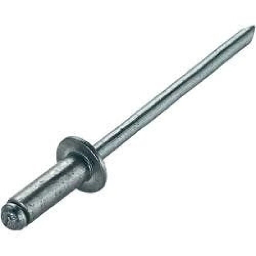 TOOLCRAFT Rivets à/Rivet aveugle dIN 7337 12 mm en Aluminium avec mandrin en acier 10 pièces