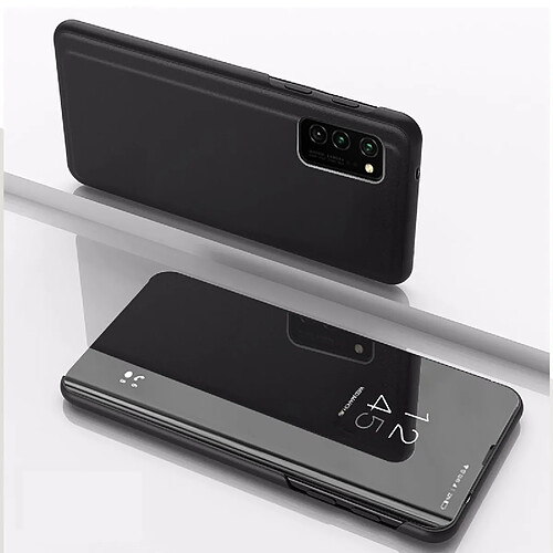 Wewoo Housse Coque Pour Galaxy S11 miroir plaqué gauche et droite Flip Cover avec support étui téléphone portable noir