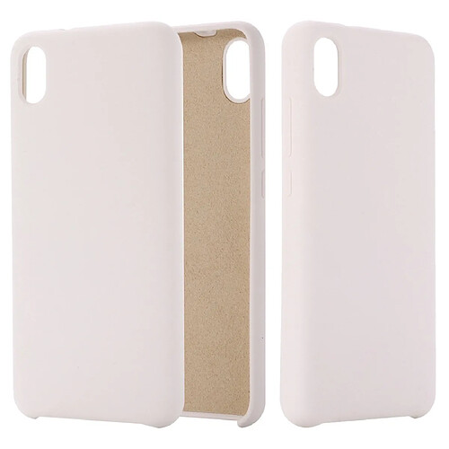 Wewoo Coque Souple Étui de protection en silicone Dropproof pour Xiaomi Redmi 7A blanc