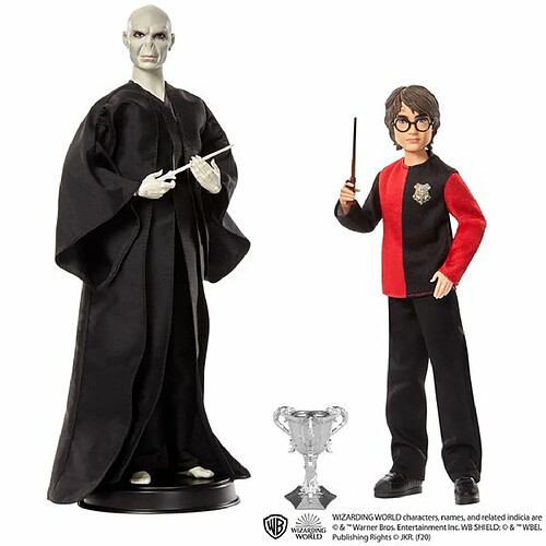 Ludendo Pack 2 poupées Voldemort et Harry Potter