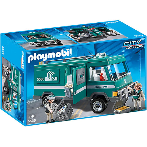 Playmobil® CITY ACTION - Convoyeurs de fonds avec véhicule blindé - 5566