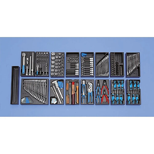 Gedore Assortiment modulaire moyen, 207 outils - S 1500 ES-02