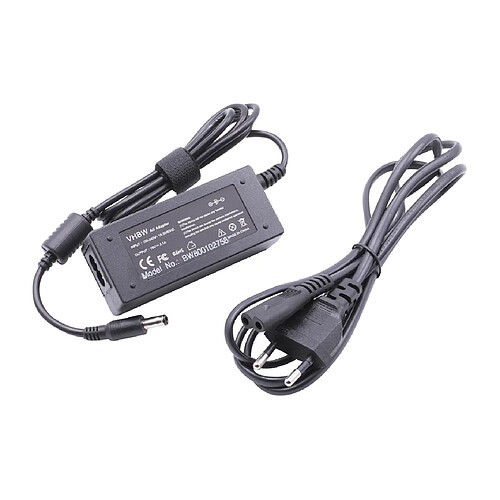 vhbw chargeur 220V pour ordinateur portable Samsung RV510, RV515 S02, RV515 S03, RV515 S04, RV515 S04de, RV515 S05 comme AD-6019, AD-4019R.