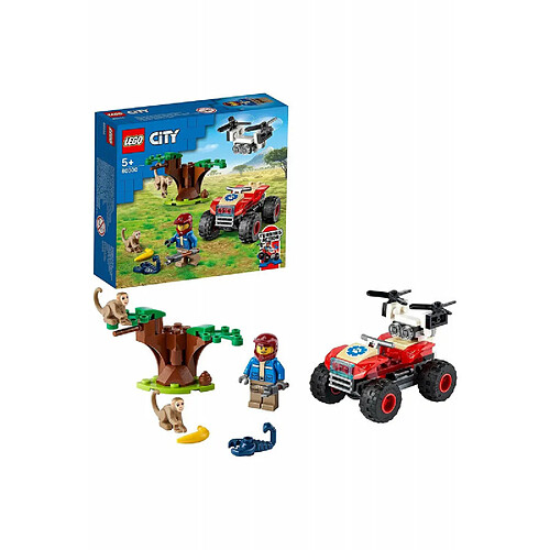 LEGO® City 60300 Le quad de sauvetage des animaux sauvages