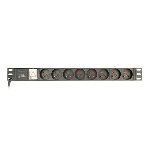 Rallonge 19'' 8 Tomas Schuko avec Interrupteur On/Off GEMBIRD EG-PDU-014-FC14 (3 m)