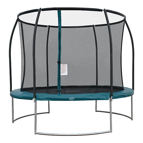 Trampoline rond avec filet - AXI Boston - Ø 305 cm en VERT | Trampoline entérré et hors sol pour enfants | Pour le jardin / l'extérieur