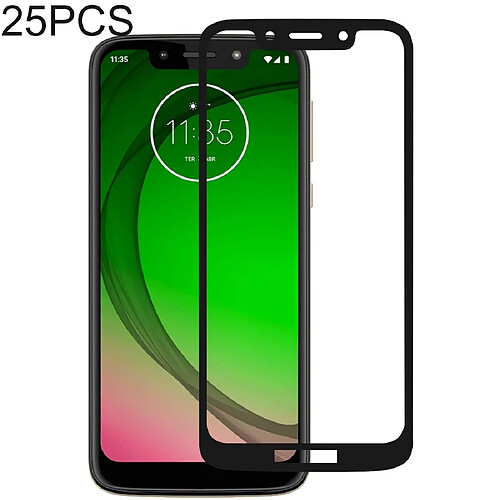 Wewoo Film de verre trempé de protection en de 25 PCS recouvert d'une couche de de pour Motorola Moto G7 Play