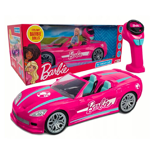 Ensemble cabriolet rose Barbie avec télécommande