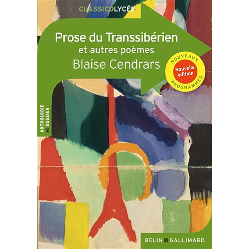 Prose du Transsibérien : et autres poèmes : nouveaux programmes · Occasion