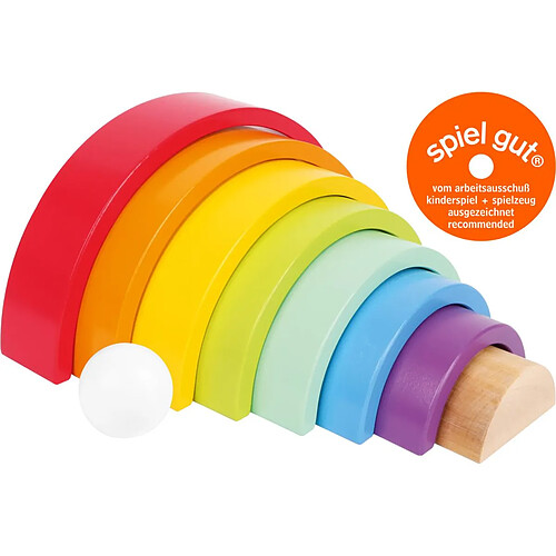 Small Foot Blocs de construction en bois Arc-en-ciel Grand