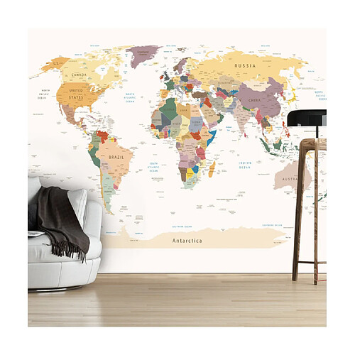 Artgeist Papier peint - World Map [350x245]