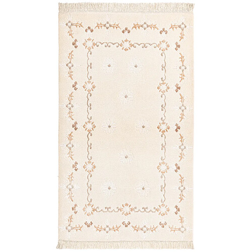 Vidal Tapis de laine 152x91 beige Darya