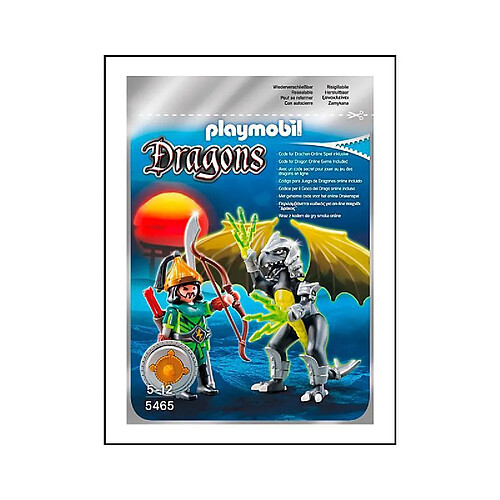 Playmobil® PLAYMOBIL 5465 Dragons - Dragon tempête avec soldat mongol