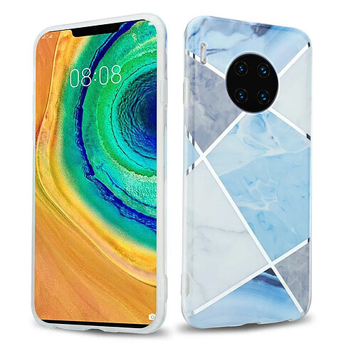 Cadorabo Coque Huawei MATE 30 PRO Etui en Bleu