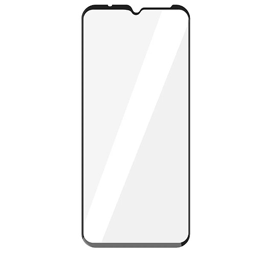 Avizar Verre Trempé pour Oppo A17 et Realme C33 Dureté 9H 5D Adhésion Totale Noir