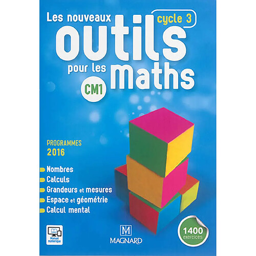 Les nouveaux outils pour les maths CM1, cycle 3 : programmes 2016 · Occasion