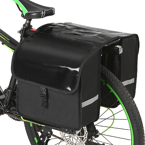 28L résistant à l'eau vélo arrière siège transporteur sac rack tronc sacs vélo banlieue sac sacoche