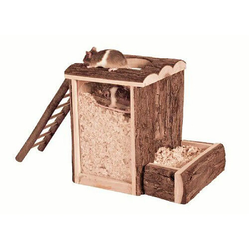 Trixie 62001 Natural Living Tour de jeu et terrier 20 × 20 × 16 cm