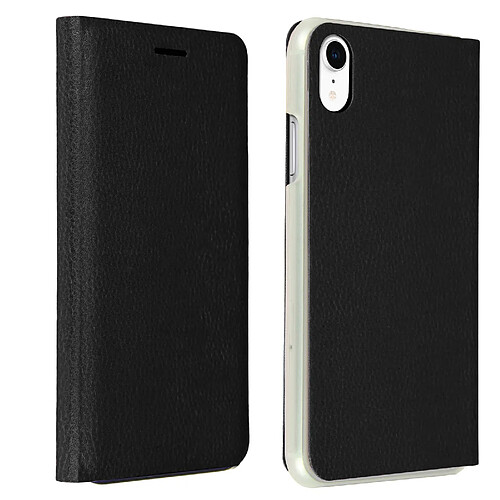 Avizar Housse Apple iPhone XR Étui Portefeuille Clapet Flip Cover Ultra-fin - noir