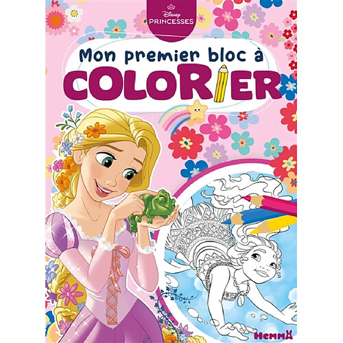 Disney Princesses Mon Premier Bloc Colorier Raiponce Et Vaiana