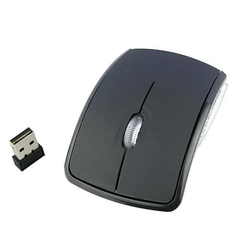 Yonis Souris Sans Fil Pliable 1600DPI 2.4GHz