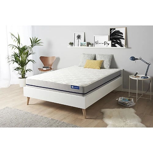 ACTISOM Matelas 140x190 ACTIMEMO SOFT 3zones de confort