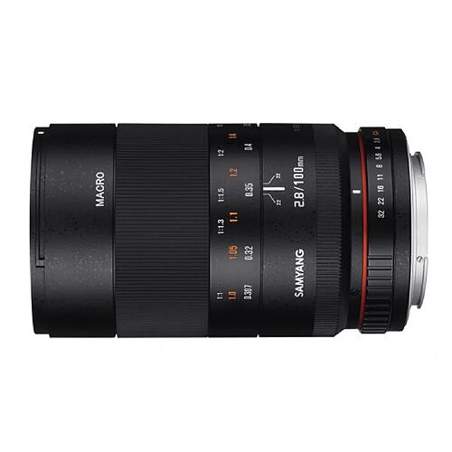 Samyang Objectif 100mm F2.8 Macro Plein Format - Monture Nikon