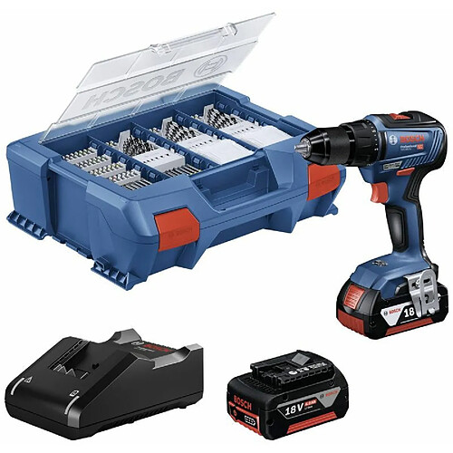 Bosch Professional GSR 18V-55 inkl. 2x 4.0 Ah, LadegerÃ¤t