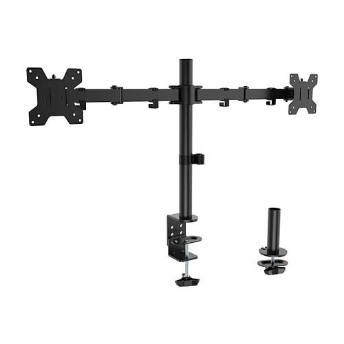 Aisens Eco Support de Table Rotatif et Inclinable pour Moniteur/TV 10Kg (3 Pivots - 2 Bras) de 17-32" - Couleur Noir