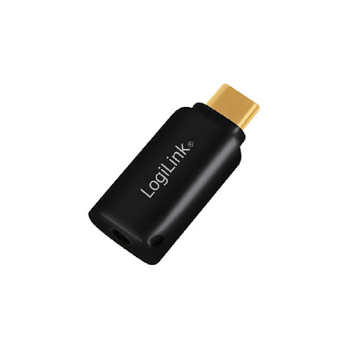 LogiLink Adaptateur audio - USB-C, noir ()