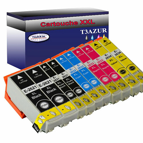 T3Azur 10x Epson T26XL -Compatible