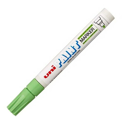 Uni Ball Marqueur permanent Uni-Ball Paint Marker PX-20 Vert clair 12 Unités